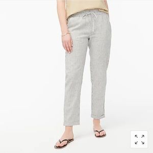 Linen cotton j crew pants NWOT